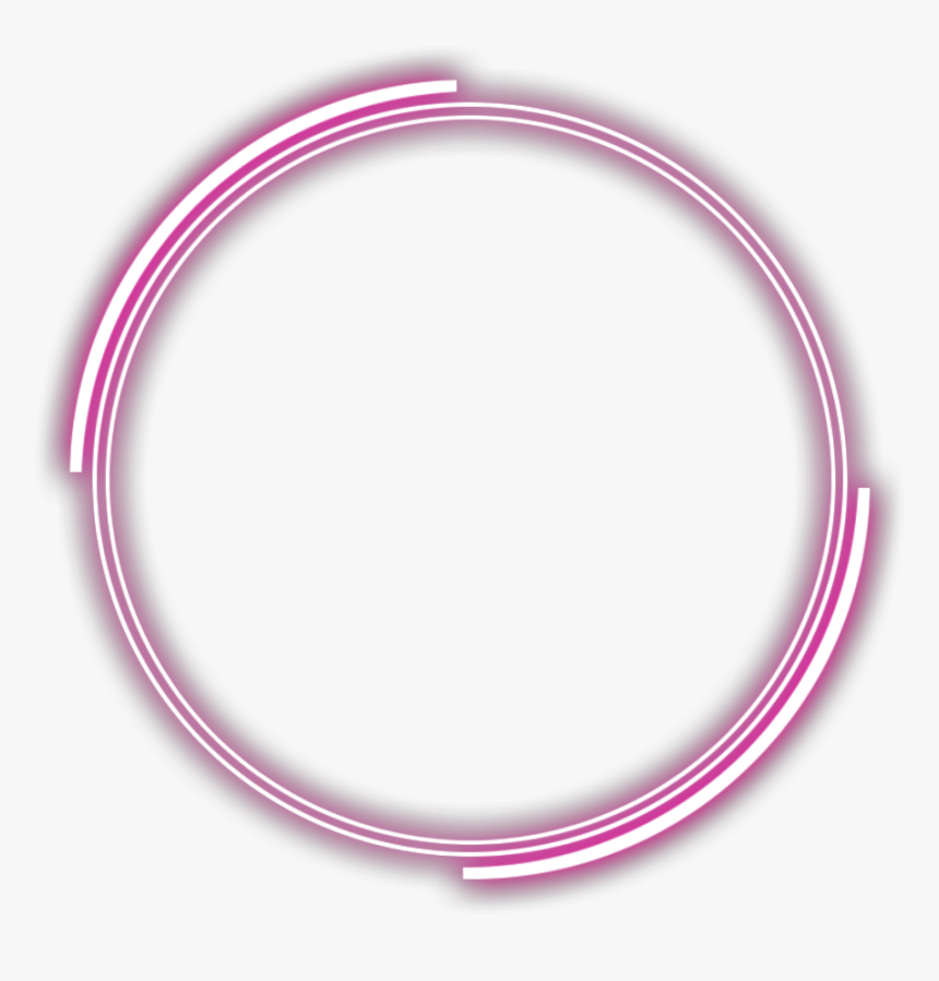 #pink #blue #flot #hole #daire #mavi #neon #circle - Circle, HD Png Download