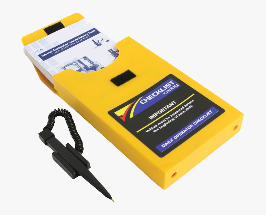 Forklift Checklist Caddy, HD Png Download