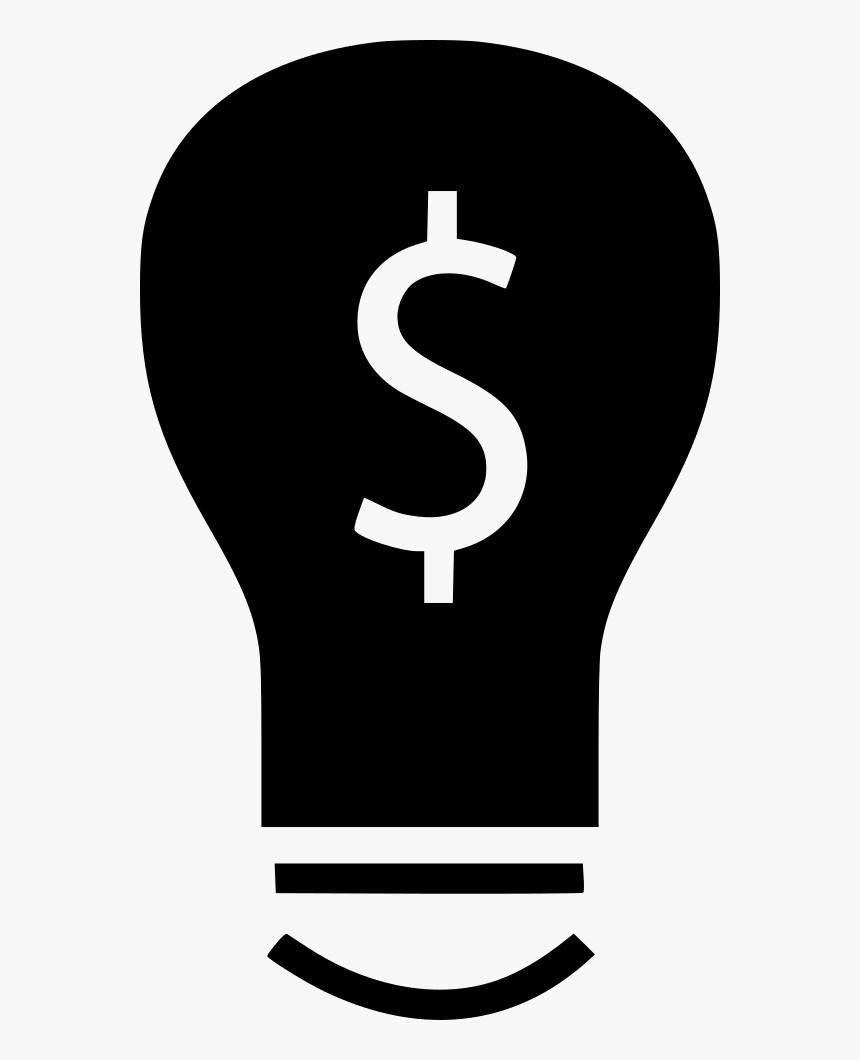 Light Bulb Dollar Finance Online - Sign, HD Png Download