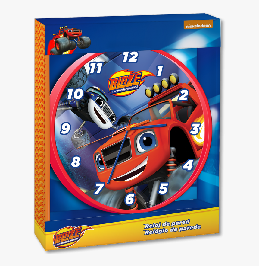 Nástěnné Hodiny Blaze And The Monster Machine / Plamínek - Bleis An The Monster Machine, HD Png Download