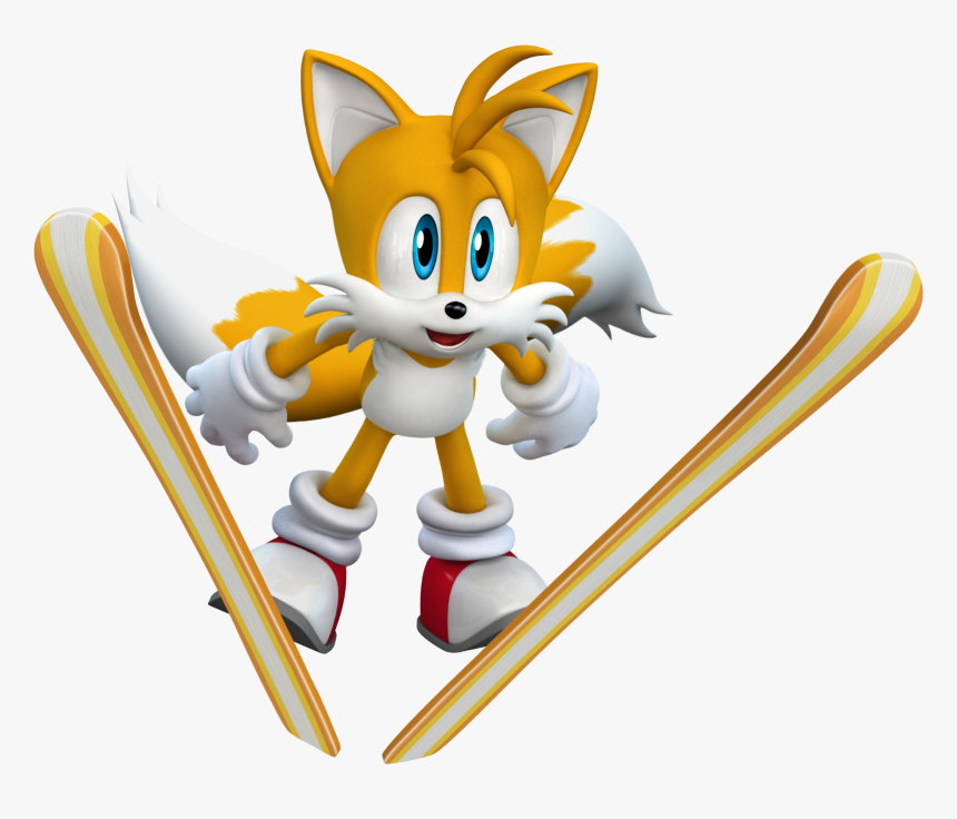 Clip Transparent Stock Image Tails Artwork Winter - Mario And Sonic At The Olympic Winter Games Tails, HD Png Download