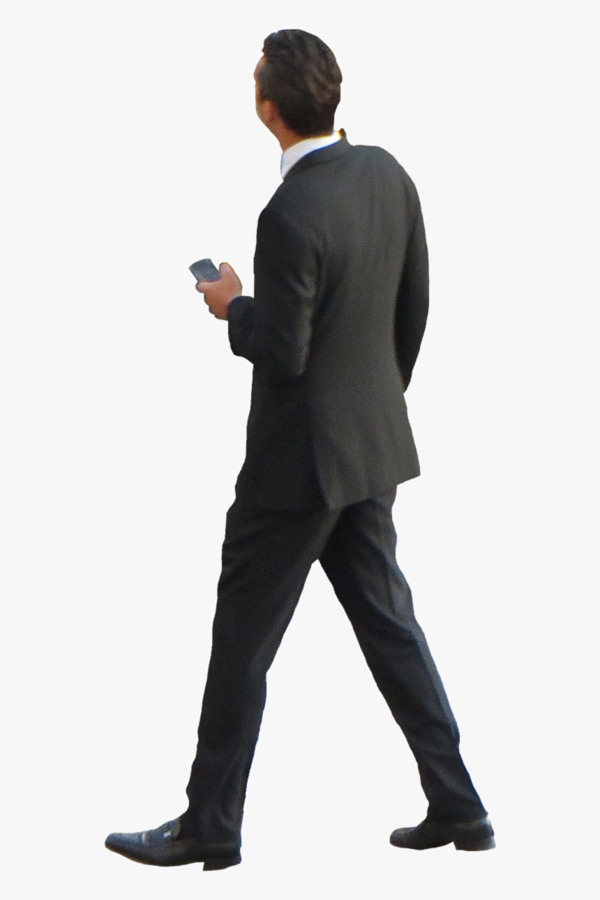 Man Suit Png Back, Transparent Png