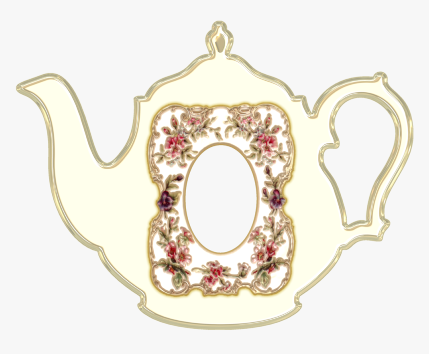 Clipart Transparent Frame By Victorian Lady - Tea Pot Frame Png, Png Download