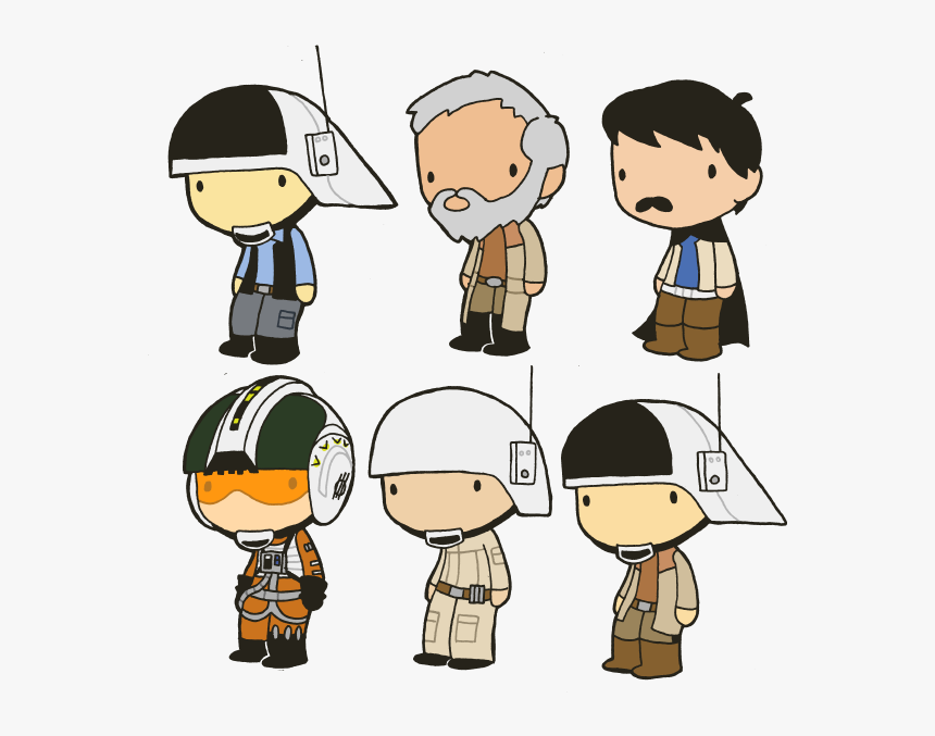 Plus De 50 Icônes Star Wars 100 Kawai - Cartoon, HD Png Download