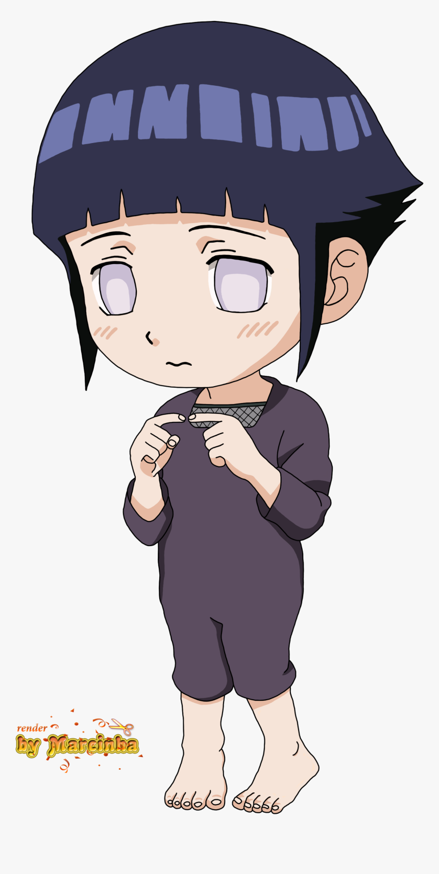 Hinata Hyuga Chibi Png, Transparent Png