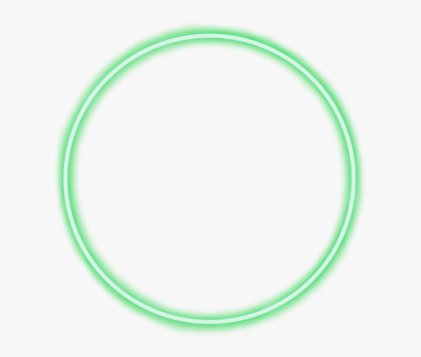#geometric #round #neon #border #frame #freetoedit - Circle, HD Png Download