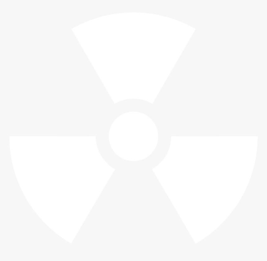 Simbolo De Radioatividade Png , Png Download - White Nuclear Symbol Png, Transparent Png