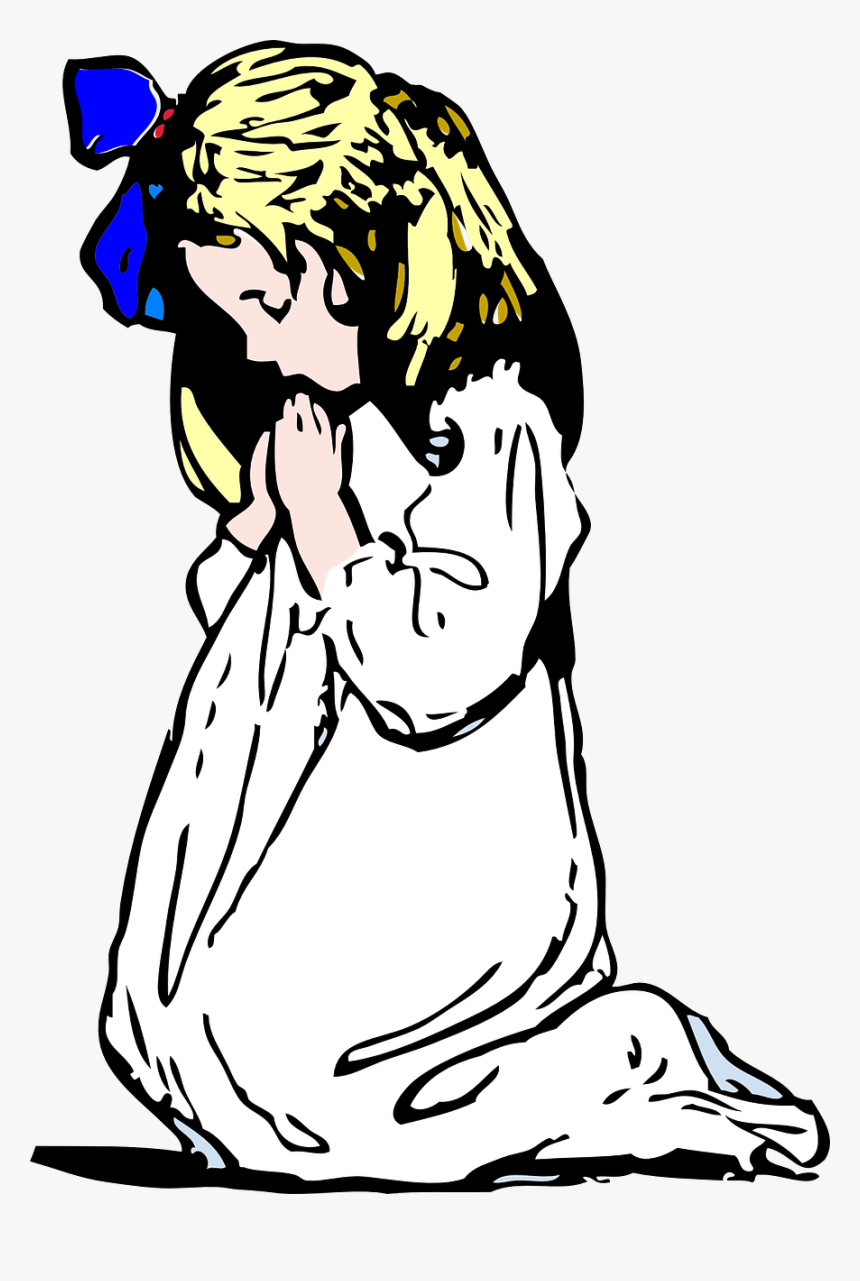 Transparent Praying Hands Clipart Girl Praying Clip Art Hd Png