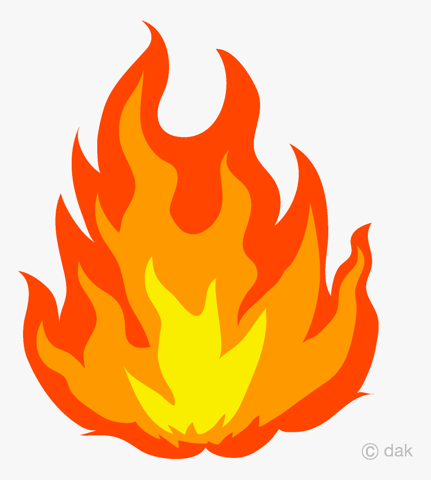 Flame Big Free Picture - Flame Clipart, HD Png Download