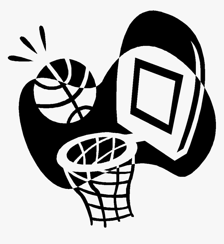 Basketball And Cheerleading Clipart Jpg Freeuse Library - Basketball, HD Png Download