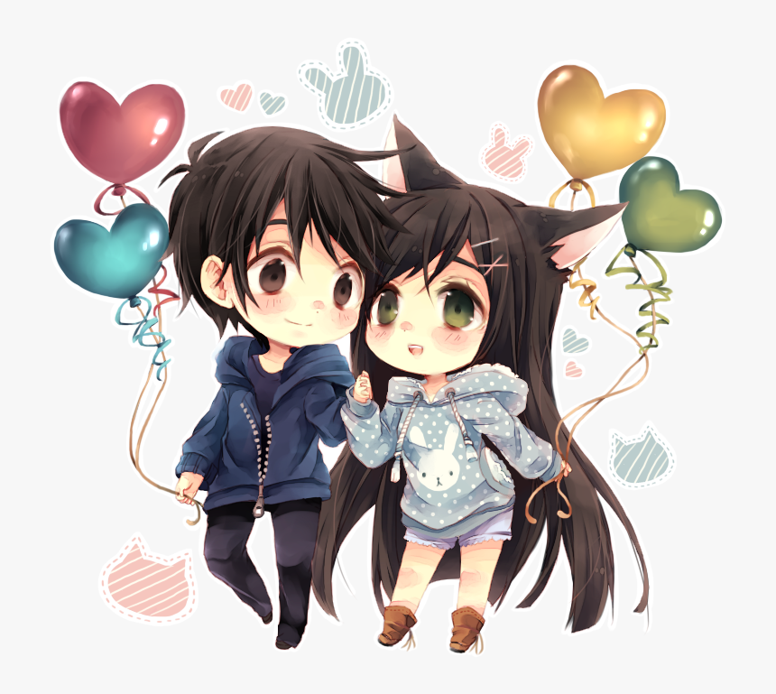 Chibi Girl And Boy, HD Png Download