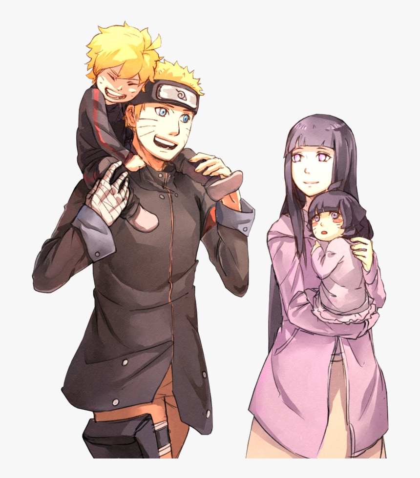 Naruhina Family Render By - Naruhina Family, HD Png Download