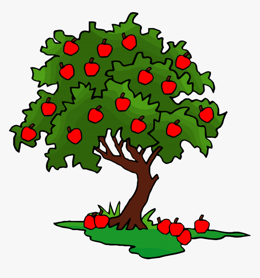 Clip Art Apple Tree Clipart Apple Tree Clipart, HD Png Download