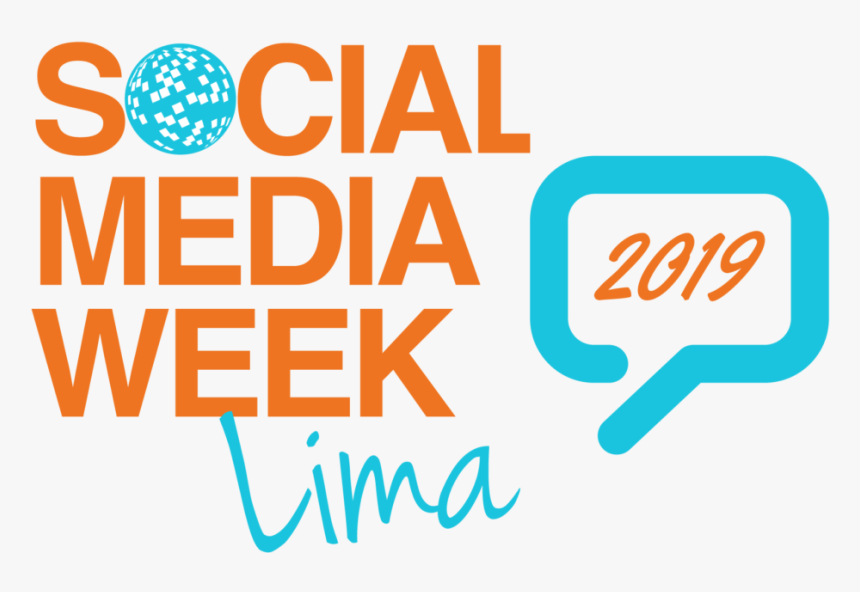 Social Media Week Logo Blue - Graphic Design, HD Png Download