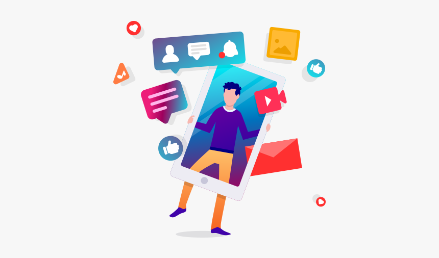 Social Media Marketing Company Kerala - Creative Social Media Advertisements, HD Png Download