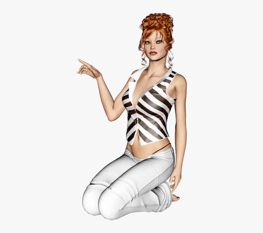 C6 - Красивые Девушки 3d, HD Png Download