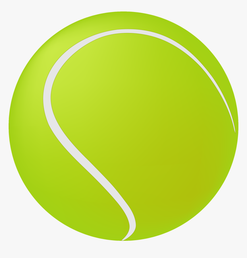 Tennis Ball Green Circle - Circle, HD Png Download