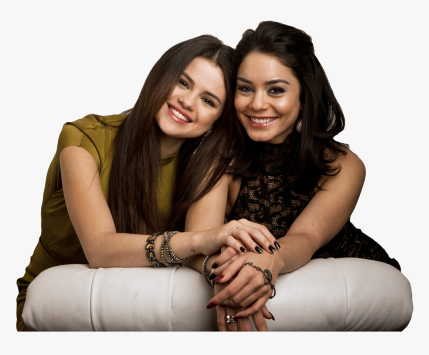 Selena Gomez Transparent - Selena And Vanessa Hudgens, HD Png Download