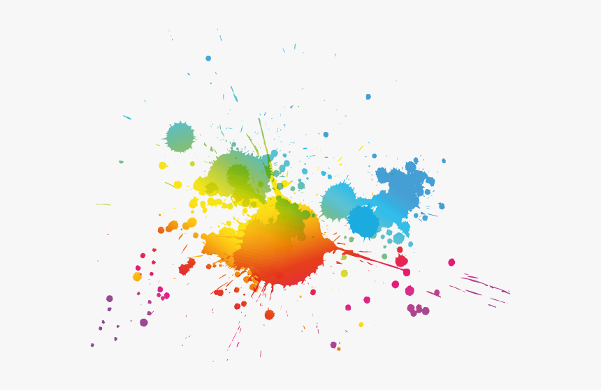 Transparent Colour Splash Png, Png Download