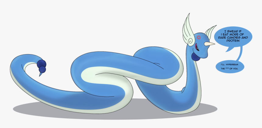 Angry By Elsdrake On - Dragonair And Trainer, HD Png Download