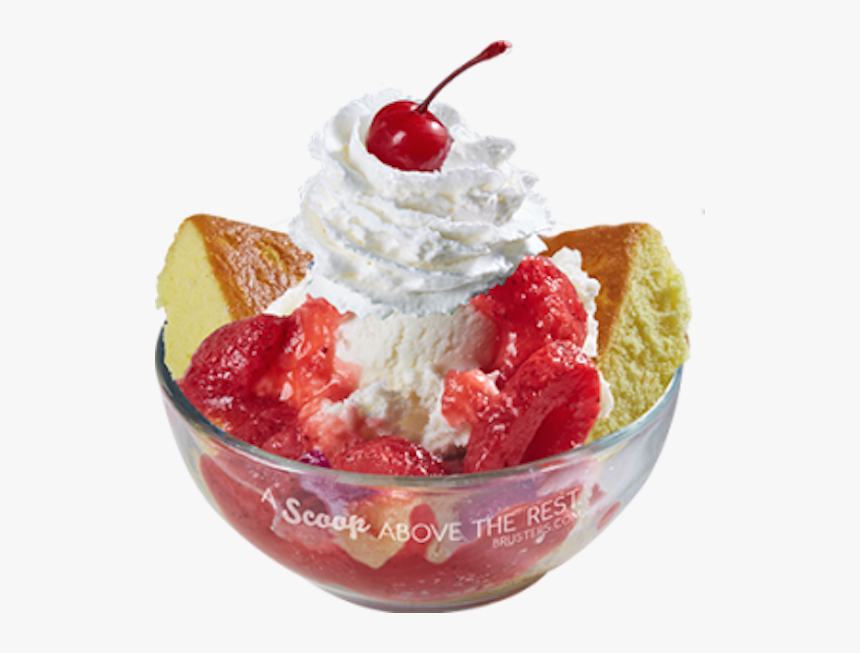 Brusters Strawberry Shortcake Sundae, HD Png Download