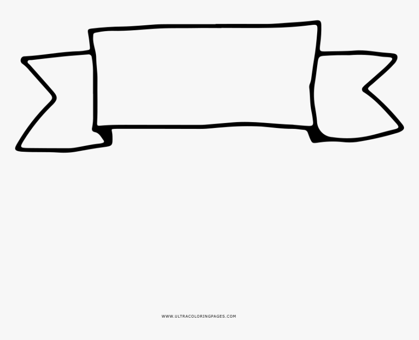 Bandera Página Para Colorear - Line Art, HD Png Download