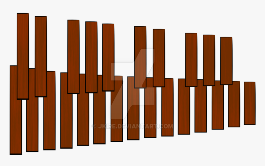 Marimba Keys By Jkire - Marimba Keys, HD Png Download
