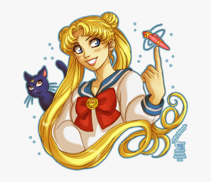 Sailor Moon Art Png, Transparent Png