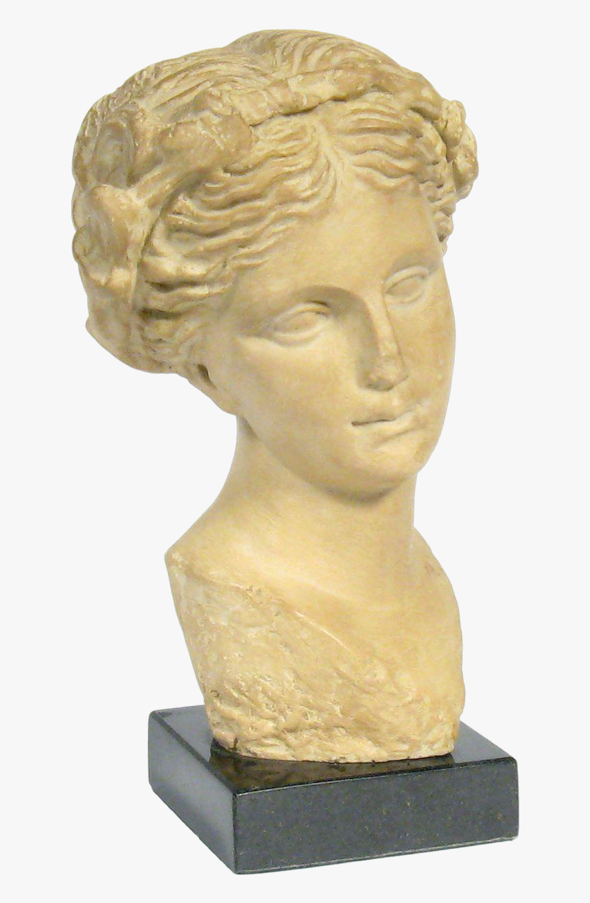 Classical Female Of Aphrodite - Bust, HD Png Download