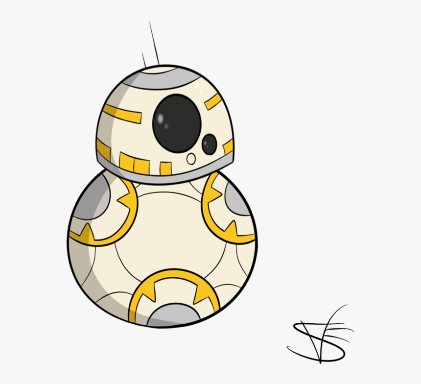 Bb8 Cartoon Drawing, HD Png Download
