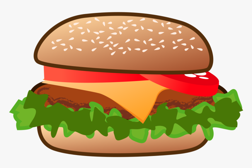 Transparent Background Burger Emoji, HD Png Download