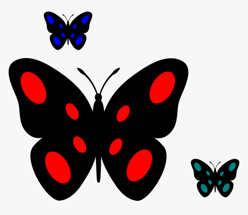 Silhueta Borboletas, HD Png Download