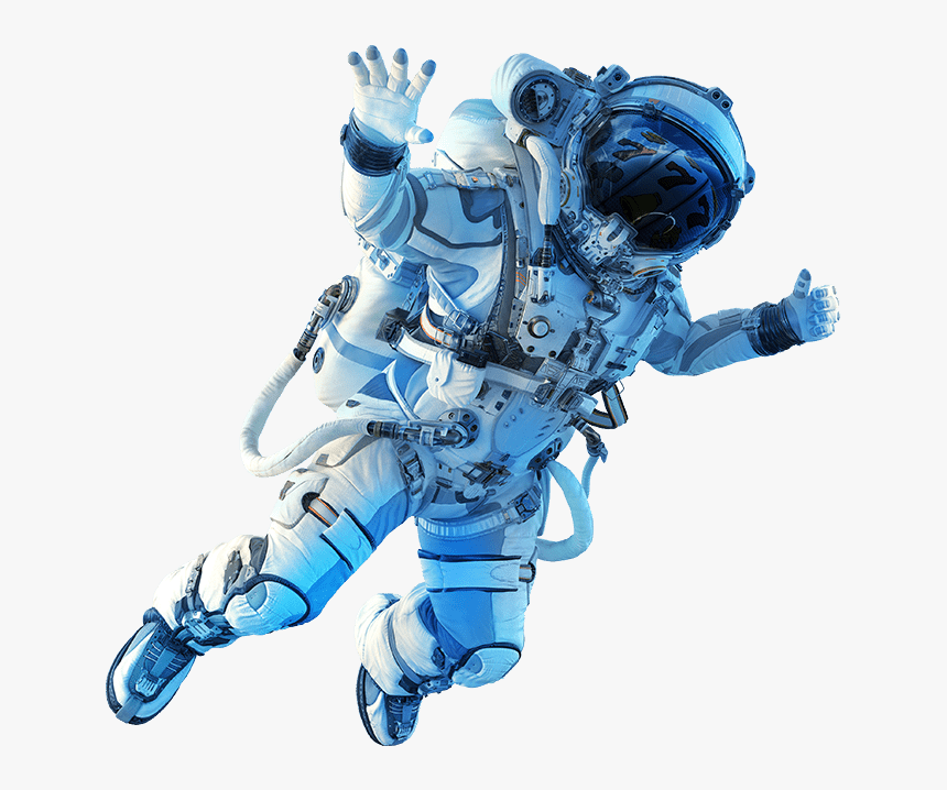 Astronaut - Futuristic Astronaut In Space, HD Png Download