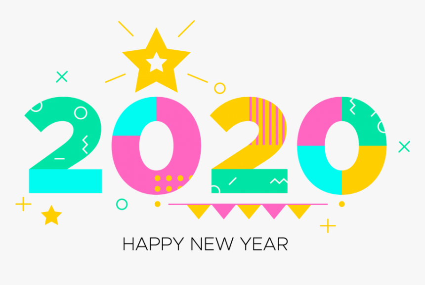 Happy New Year 2020 Rangoli, HD Png Download