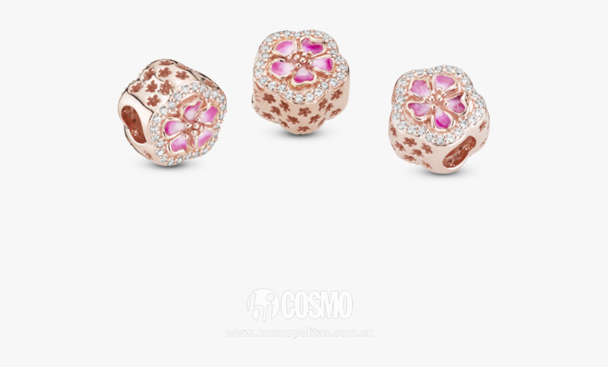 Pandora Rose Charm Radiant Hearts, HD Png Download