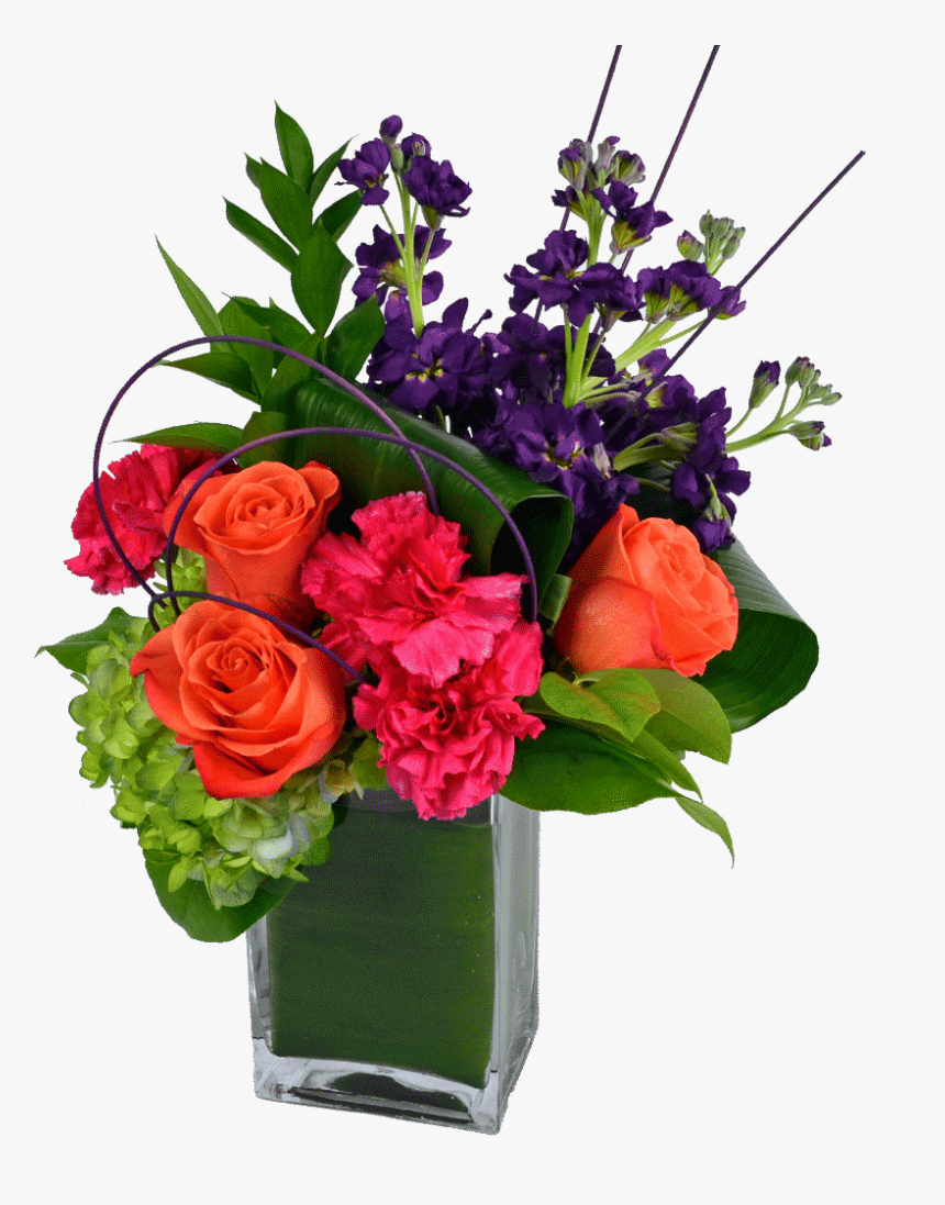 Vibrant Vibe Bouquet - Flower Bouquet, HD Png Download