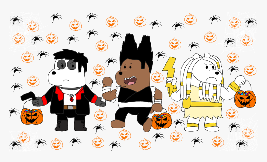 Bare Bears Halloween, HD Png Download