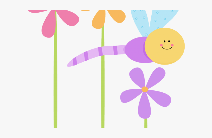 Purple Flower Clipart Pretty - Cute Flower Clipart Png, Transparent Png