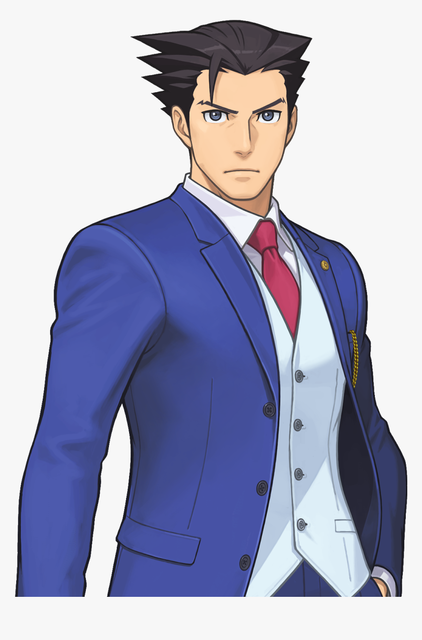 Ace Attorney Phoenix Wright Png, Transparent Png