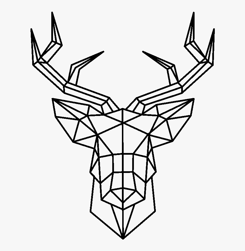 Tête De Cerf Design, HD Png Download