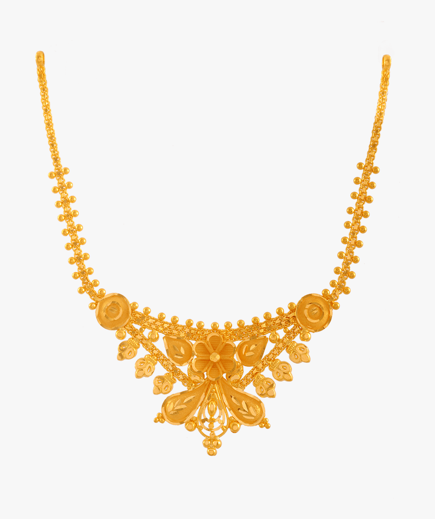 22kt Yellow Gold Necklace For Women - Necklace, HD Png Download