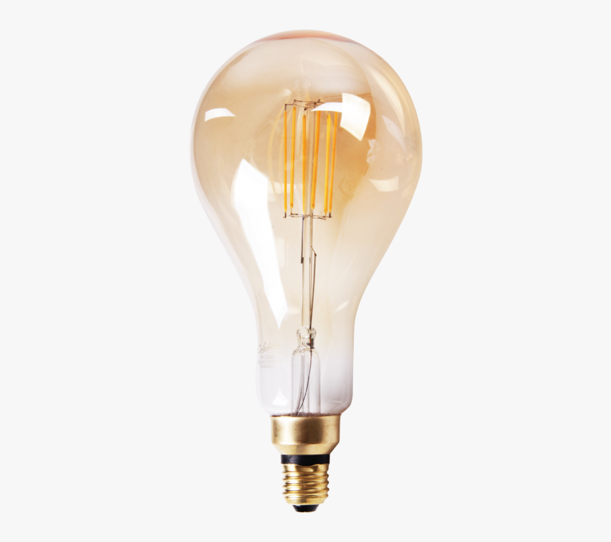 Led Lamp Filament Druppel Recht Middel Ø13 Cm - Fluorescent Lamp, HD Png Download