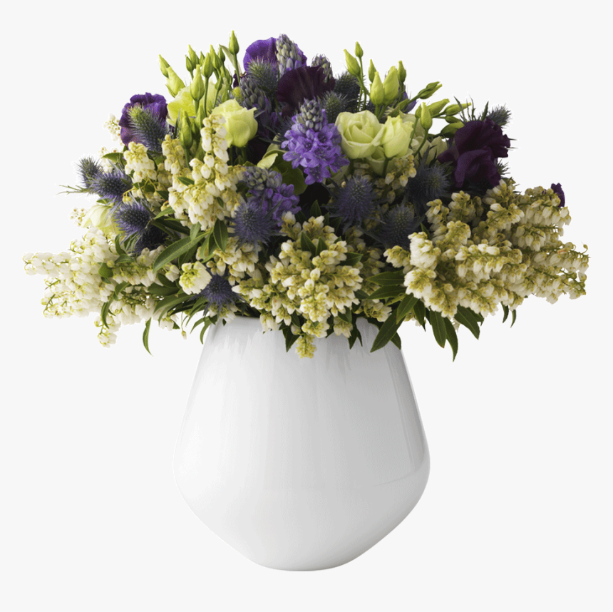 Royal Copenhagen Hvit Riflet Stor Vase 20,5 Cm - Royal Copenhagen Vase Hvid Riflet, HD Png Download