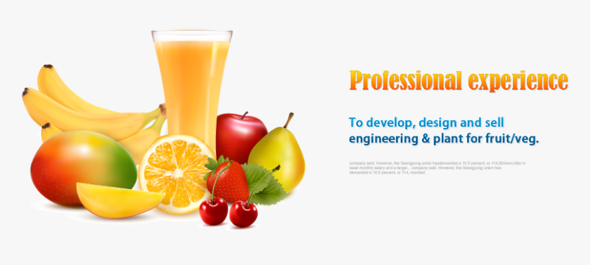 Jugo De Frutas Vector, HD Png Download