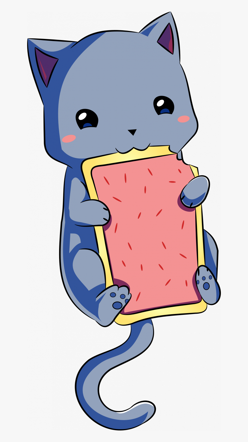 Cute Nyan Cat Drawing, HD Png Download