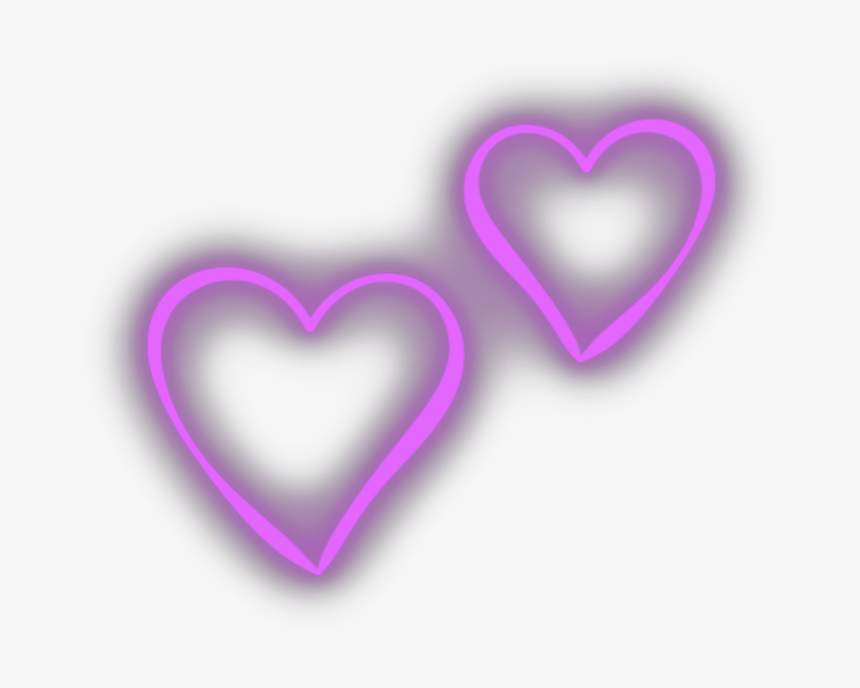 #heart#hearts#neon - Heart, HD Png Download