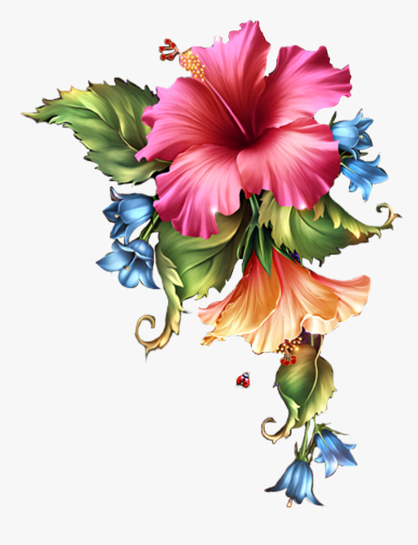 Malade Clipart Flowers 1960s Velvet Red Favorite Rose - 2d Flowers Png, Transparent Png