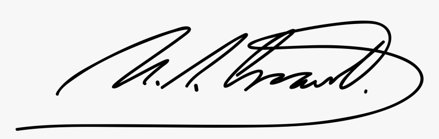 Banner Free Transparent Signature Grant - Ulysses S Grant Signature, HD Png Download