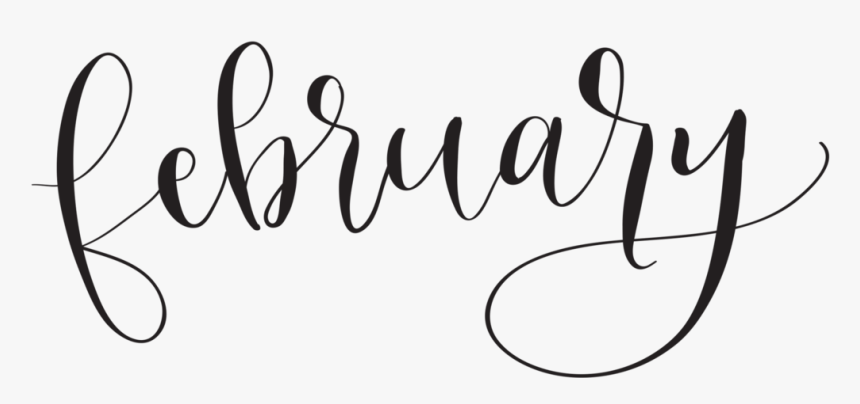 Calligraphy Months - Printablehaven - Printable Months Calligraphy, HD Png Download