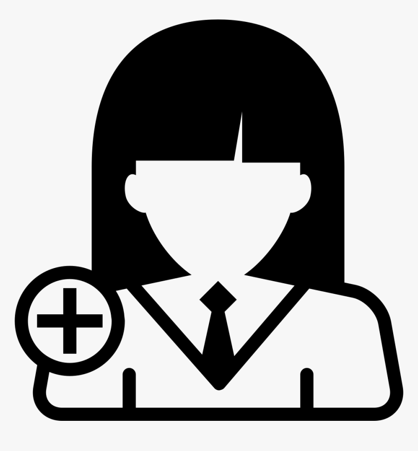 Girl Black And White Clipart, HD Png Download